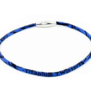 Blue-Black Camo Baseball Necklaces for Guys Reflex Blue Camo