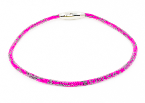 Flex Gear Body Titanuim Necklaces Pink & Gray Camo