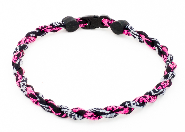 Custom Made Titanium Necklaces Pink & Black Camo