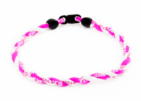 Pink-White / White-Pink Phiten Necklaces